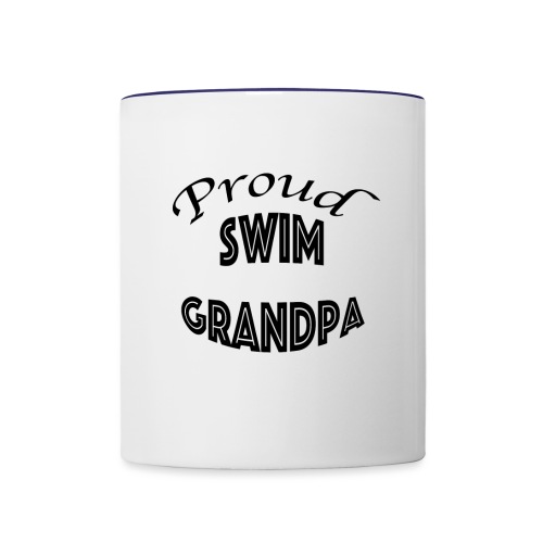 swim granpa - Contrast Coffee Mug
