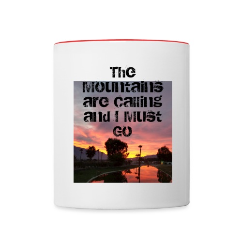 mountains - Contrast Coffee Mug