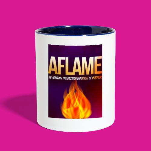 AFLAME T SHIRT - Contrast Coffee Mug