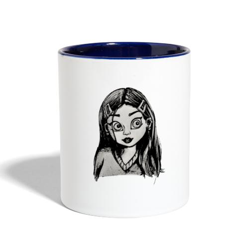 T-short Girl - Contrast Coffee Mug
