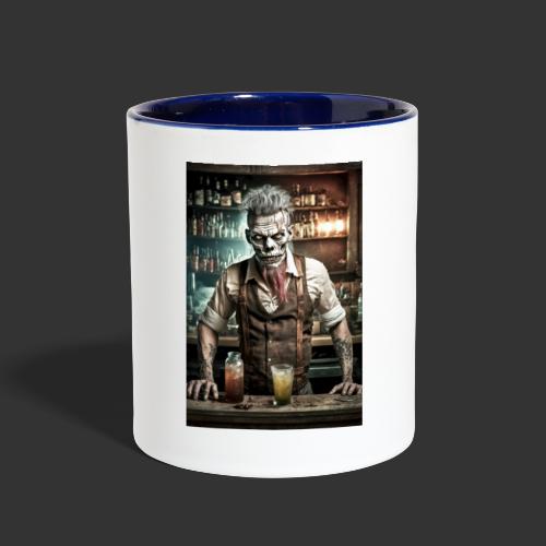 Zombie Bartender 02: Zombies In Everyday Life - Contrast Coffee Mug