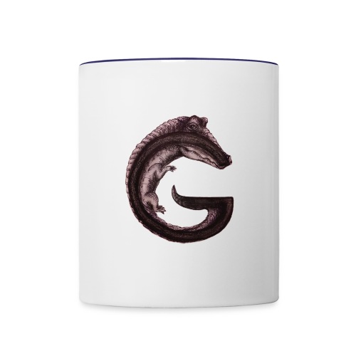 gator transparent BG - Contrast Coffee Mug