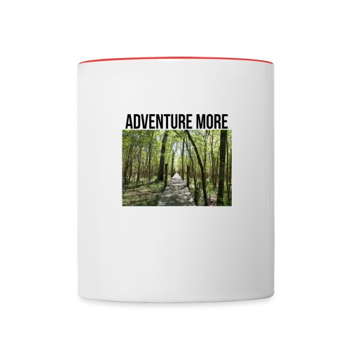 adventure more - Contrast Coffee Mug