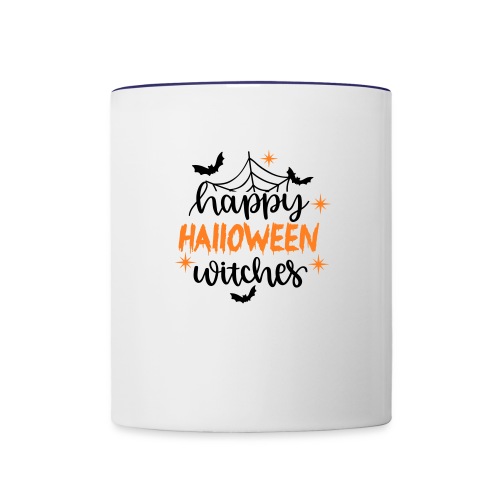 Happy Halloween witches - Contrast Coffee Mug