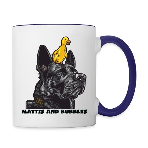 Mattis and Bubble - Contrast Coffee Mug