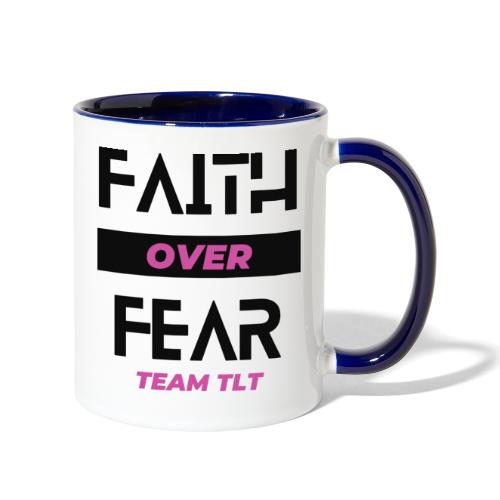 Faith Over Fear - Contrast Coffee Mug