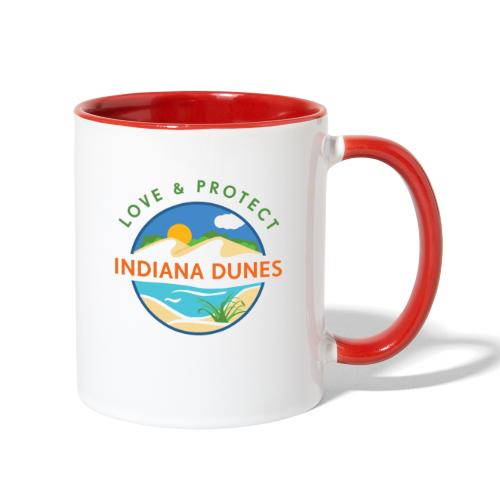 Love & Protect the Indiana Dunes - Contrast Coffee Mug