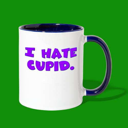 I Hate Cupid - Contrast Coffee Mug