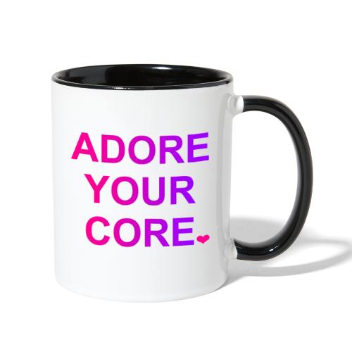 ADORE YOUR CORE - Contrast Coffee Mug