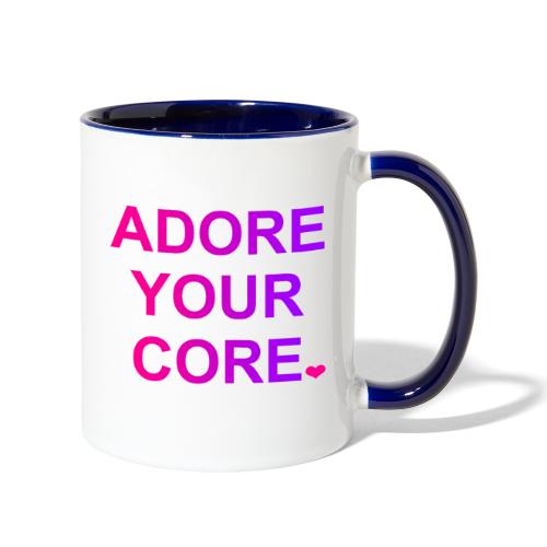 ADORE YOUR CORE - Contrast Coffee Mug