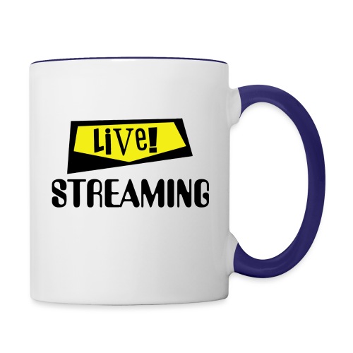 Live Streaming - Contrast Coffee Mug