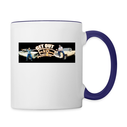 Get Out N Drive Podcast C10 Logo - Contrast Coffee Mug