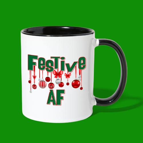 Festive AF - Contrast Coffee Mug