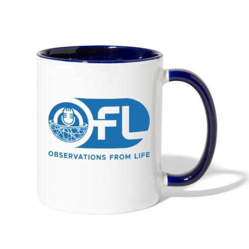 Observations from Life Logo - Contrast Coffee Mug