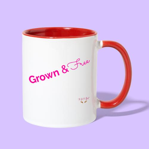 Grown & Free - Contrast Coffee Mug