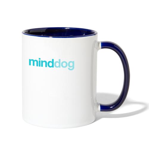 minddogTV logo simplistic - Contrast Coffee Mug