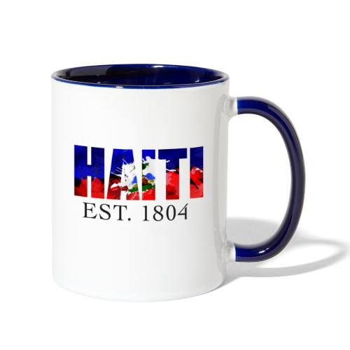 HAITI EST. 1804 - Contrast Coffee Mug