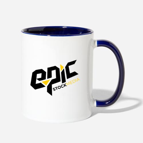 Epic Stock Media Logo - Black - Contrast Coffee Mug