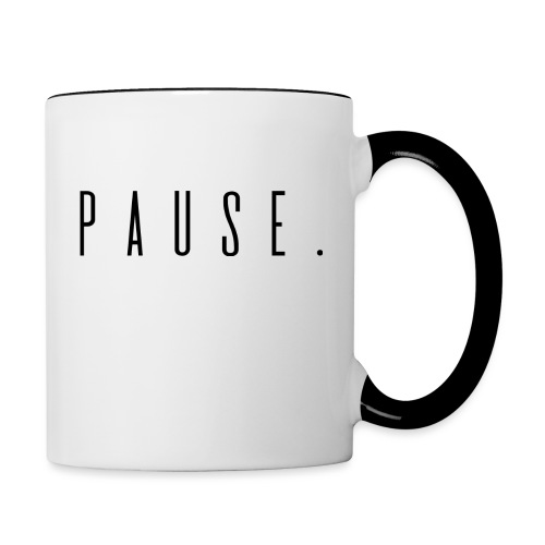 Pause - Contrast Coffee Mug