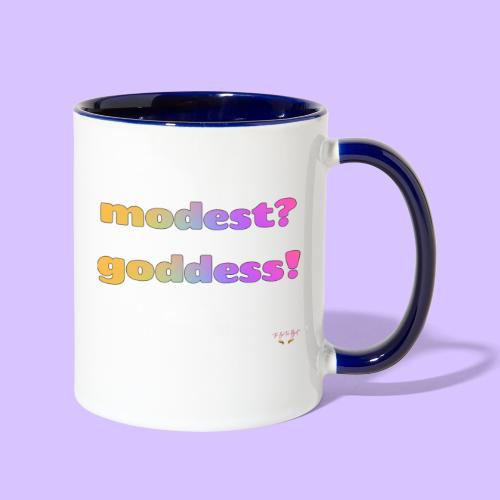 Modest Goddess - Contrast Coffee Mug