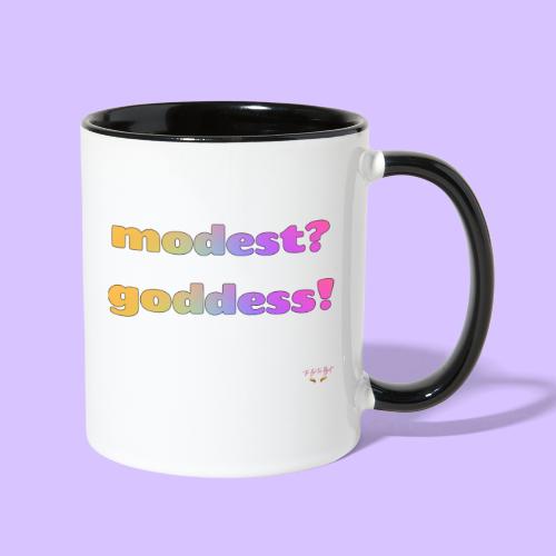 Modest Goddess - Contrast Coffee Mug