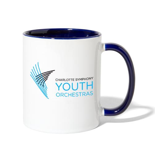 Charlotte Symphony Youth Orchestras Logo (BH) - Contrast Coffee Mug