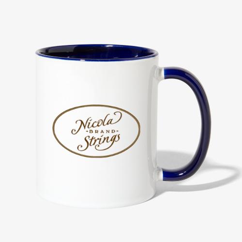 Nicola script with Loop Brown - Contrast Coffee Mug