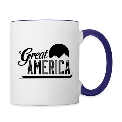 Great America Logo Black 01 - Contrast Coffee Mug