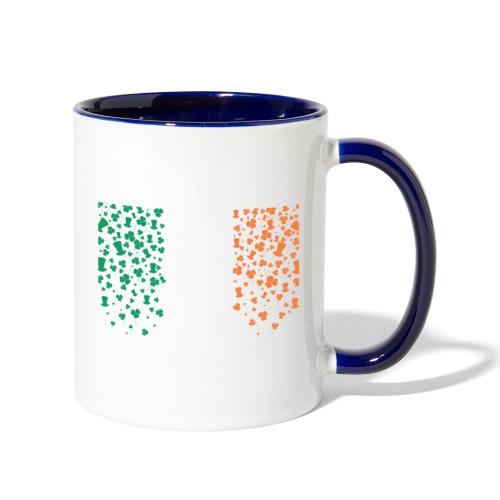 Shamrock Irish Flag - Contrast Coffee Mug