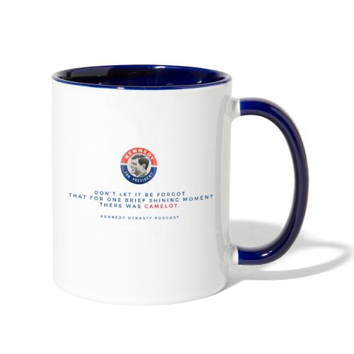 Camelot with JFK Button - Contrast Coffee Mug