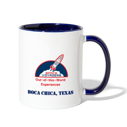 Space Voyagers - Boca Chica, Texas - Contrast Coffee Mug