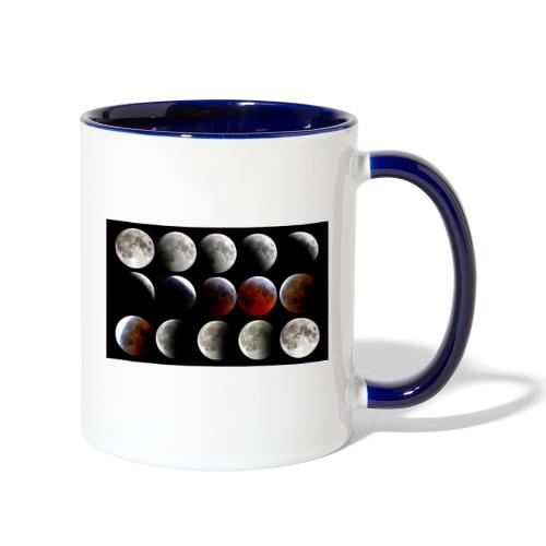 Lunar Eclipse Progression - Contrast Coffee Mug