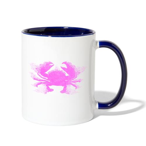 South Carolina Crab in Pink - Contrast Coffee Mug