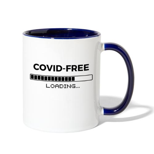 COVID-FREE - Contrast Coffee Mug