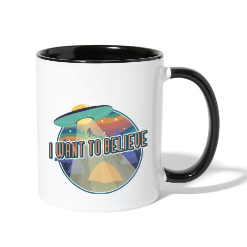 I Want To Believe - Contrast Coffee Mug