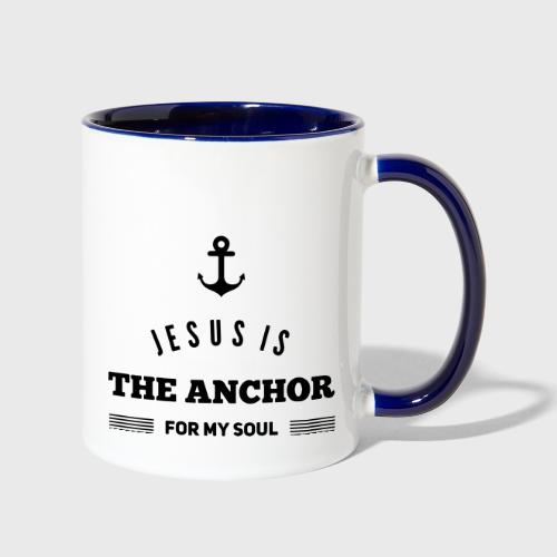 anchor of soul - Contrast Coffee Mug