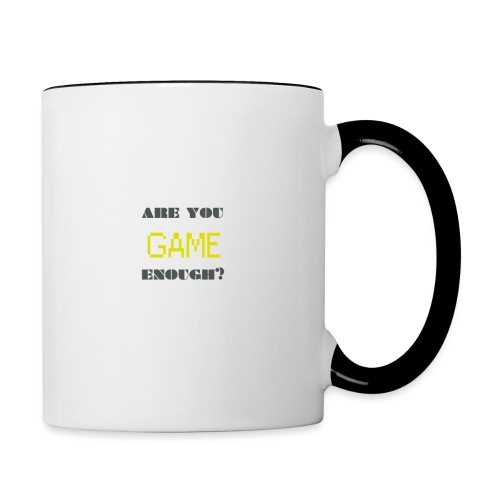 Are_you_game_enough - Contrast Coffee Mug