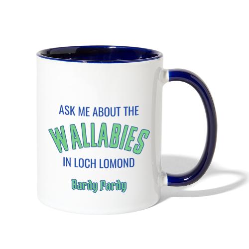 Wallabies in Loch Lomond - Contrast Coffee Mug