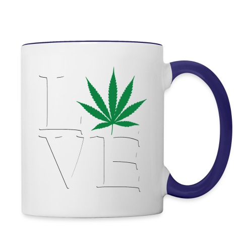 Love Weed - Contrast Coffee Mug