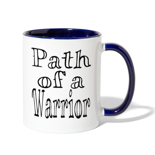 Path of a Warrior (White) - Contrast Coffee Mug