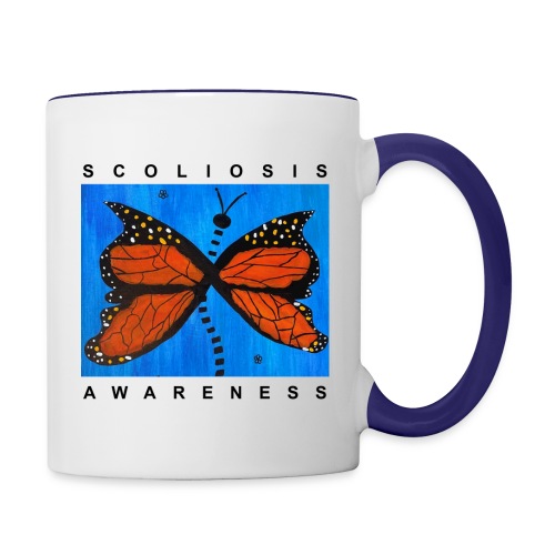 Scoliosis Awareness T-Shirt 1 - Contrast Coffee Mug