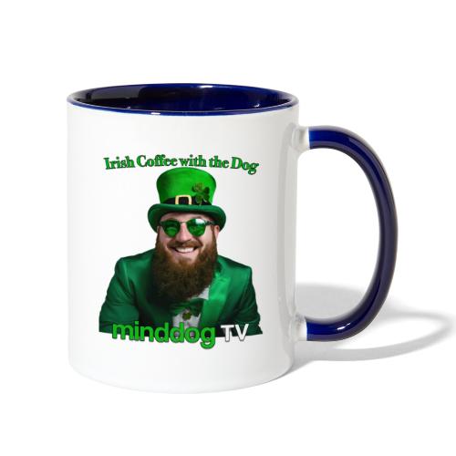 St Pat's Day with minddogTV - Contrast Coffee Mug