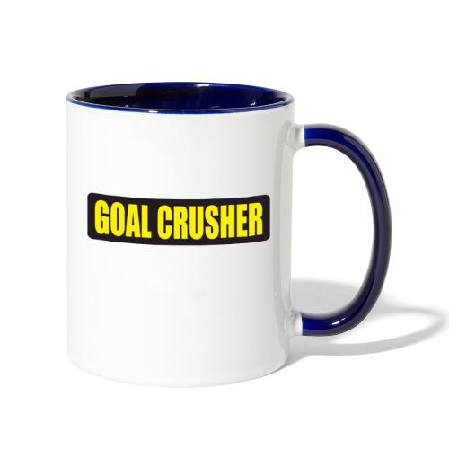 Goal Crusher - Contrast Coffee Mug
