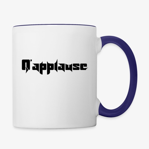 Q'Applause (Black Text) - Contrast Coffee Mug