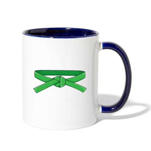 green belt - Contrast Coffee Mug
