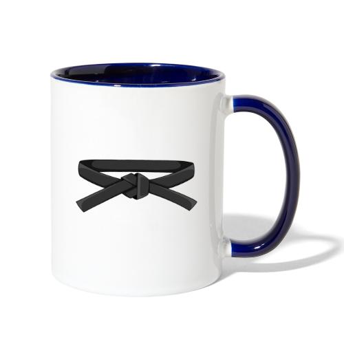 black belt - Contrast Coffee Mug