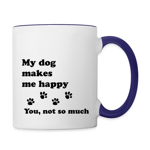 love dog 2 - Contrast Coffee Mug