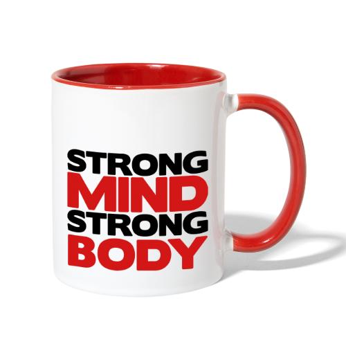 Strong Mind Strong Body - Contrast Coffee Mug