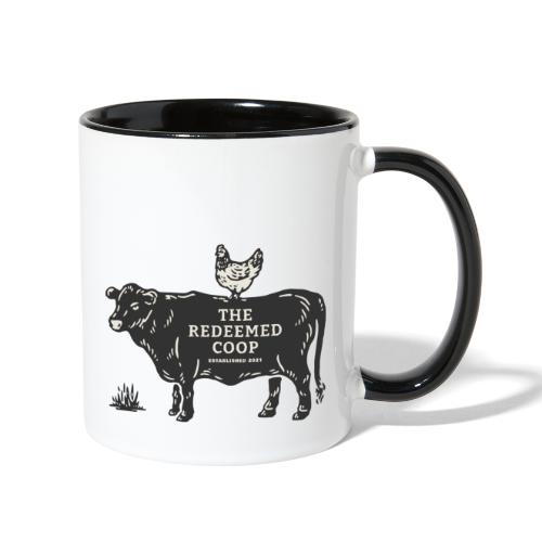 Cow & Chicken - Contrast Coffee Mug