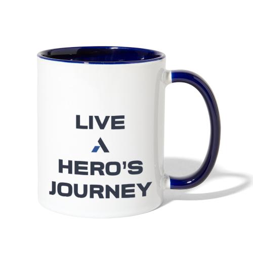 live a hero s journey 01 - Contrast Coffee Mug